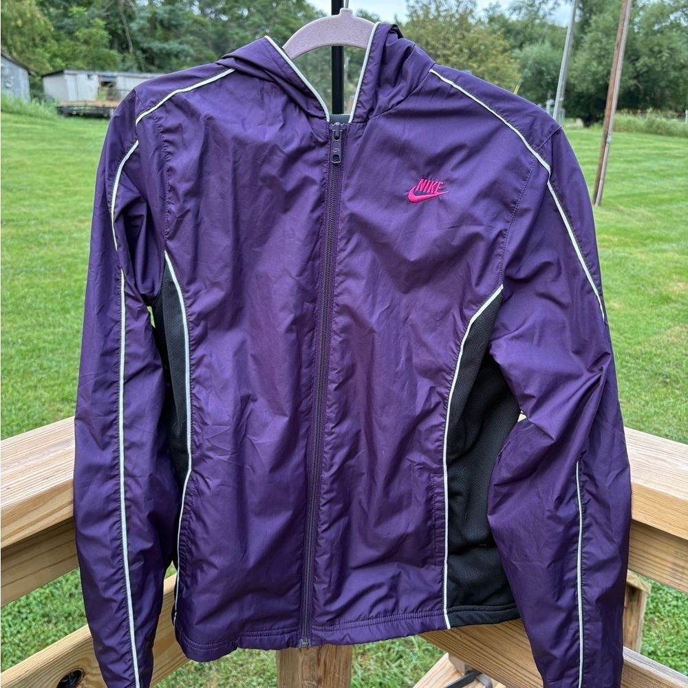 Nike Women's Purple and Black Ski Jacket
